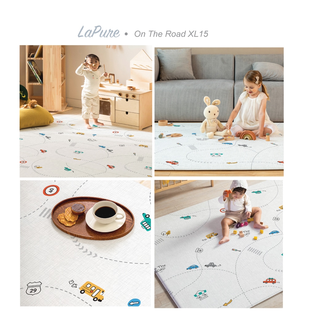 Parklon LaPure Soft PVC Play Mat - On The Road (Size XL15) - Image 2