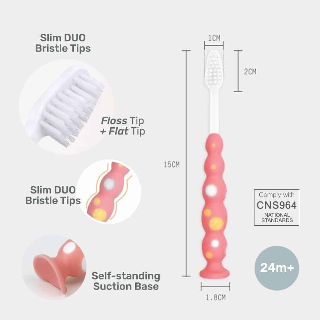 Puku Kids Toothbrush 24m+ (Red) - Image 3