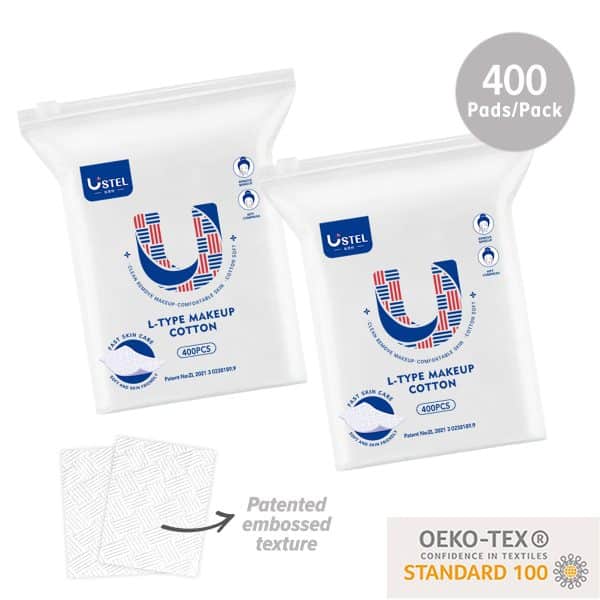 Ustel Ultra Thin Cotton Pads Saver 2-Packs