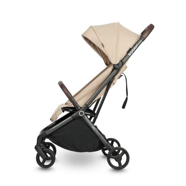 QPlay Grav Auto-folding Baby Stroller - Beige - Image 8