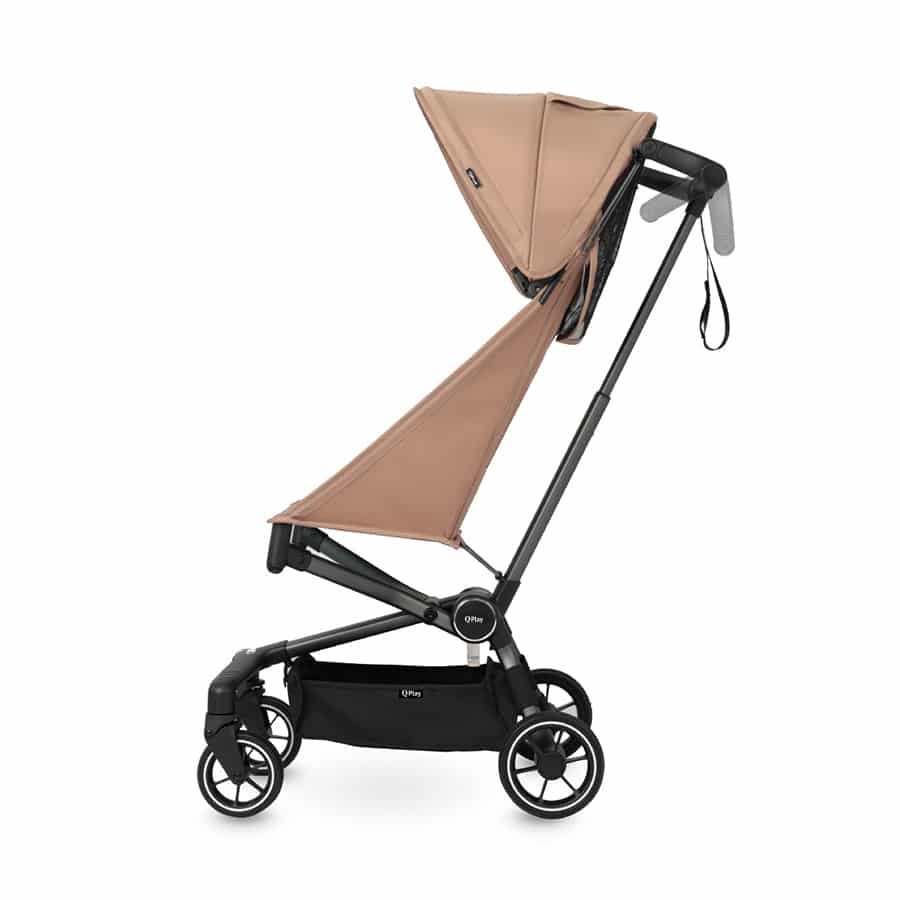 QPlay AIRO Cabin-Size Lightweight Stroller - Black - Image 7