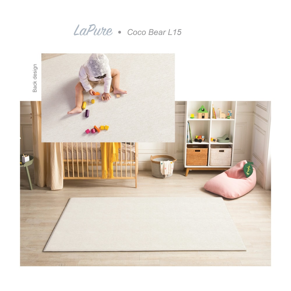 Parklon LaPure Soft PVC Play Mat - Coco Bear (Size L15) - Image 4