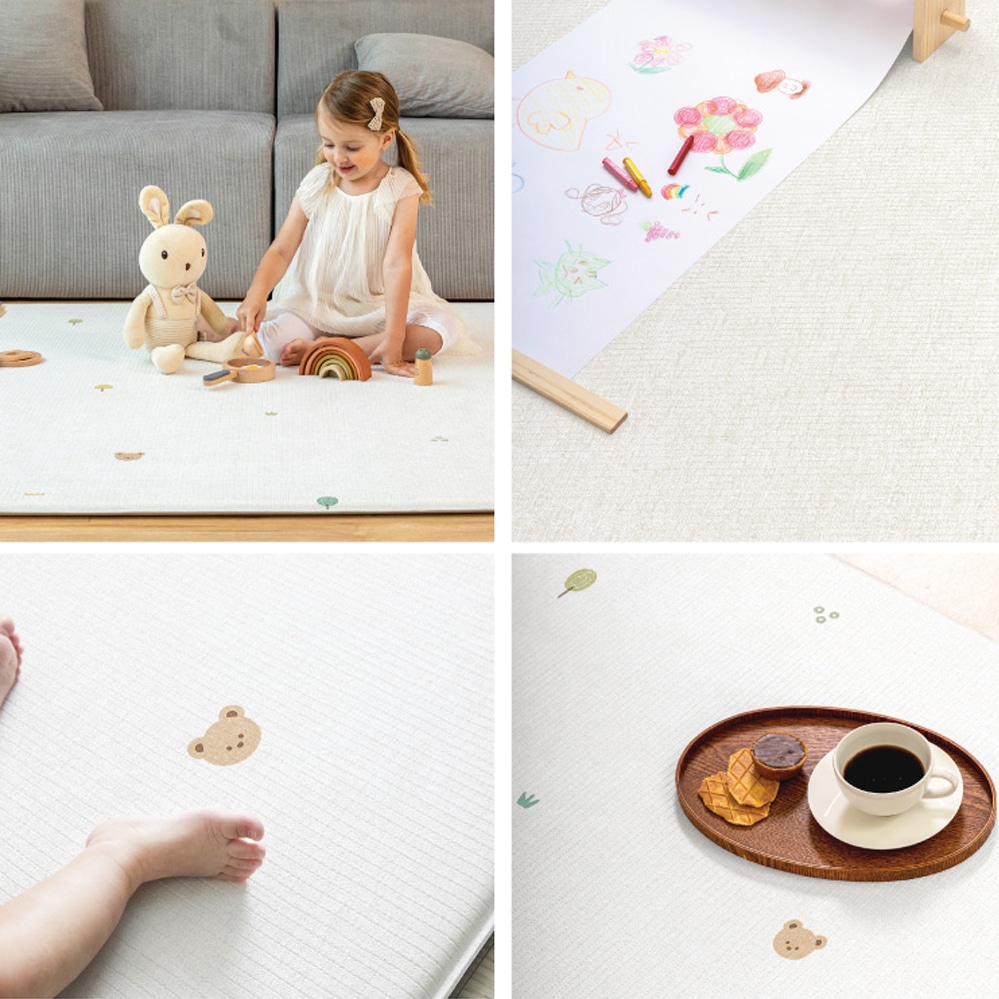 Parklon LaPure Soft PVC Play Mat - Coco Bear (Size L15) - Image 3