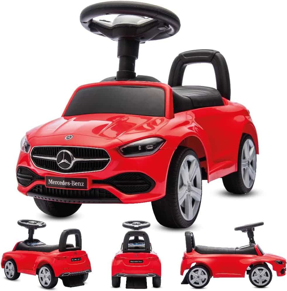 Mercedes C-Class Ride On Car - Red - Image 3