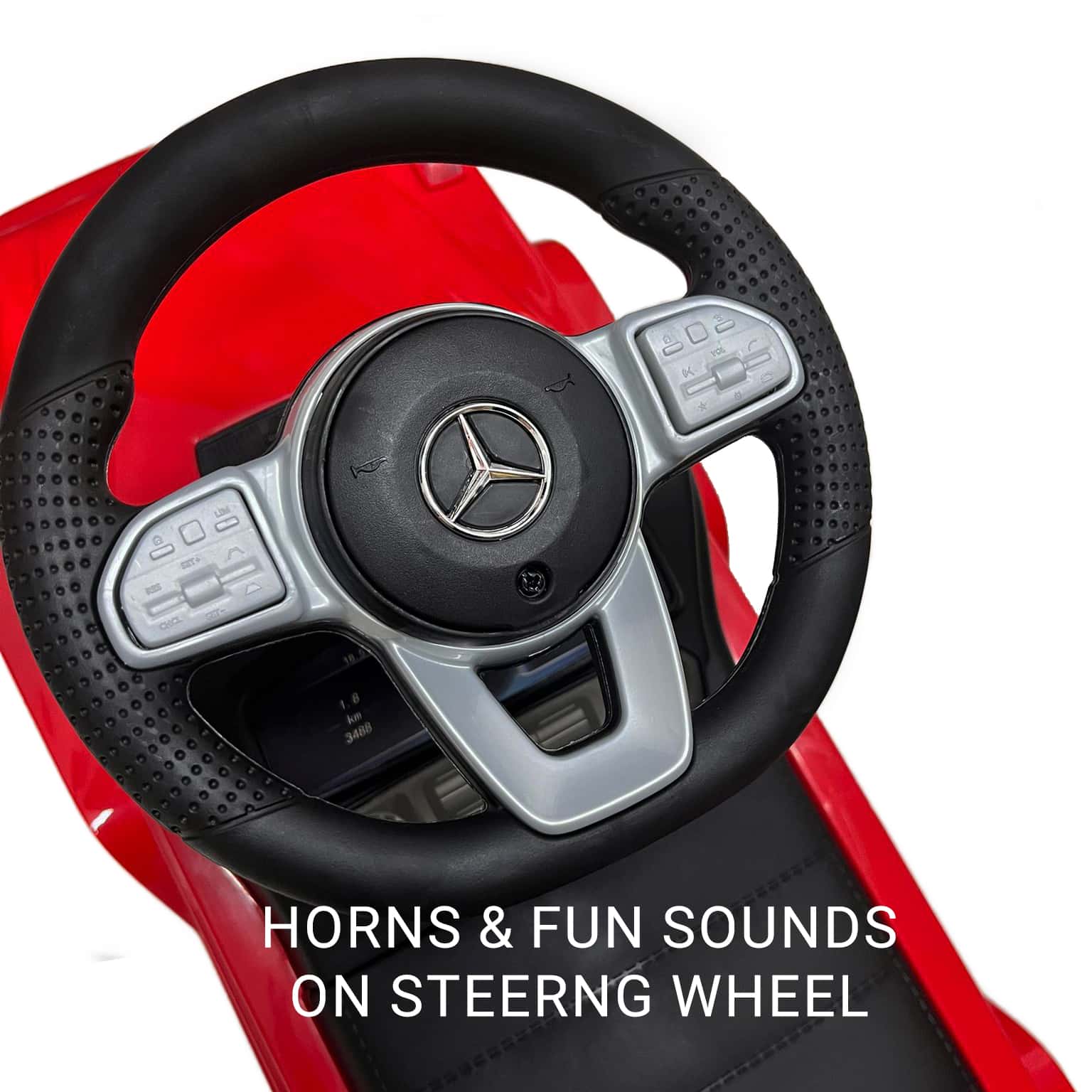 Mercedes C-Class Ride On Car - Red - Image 4